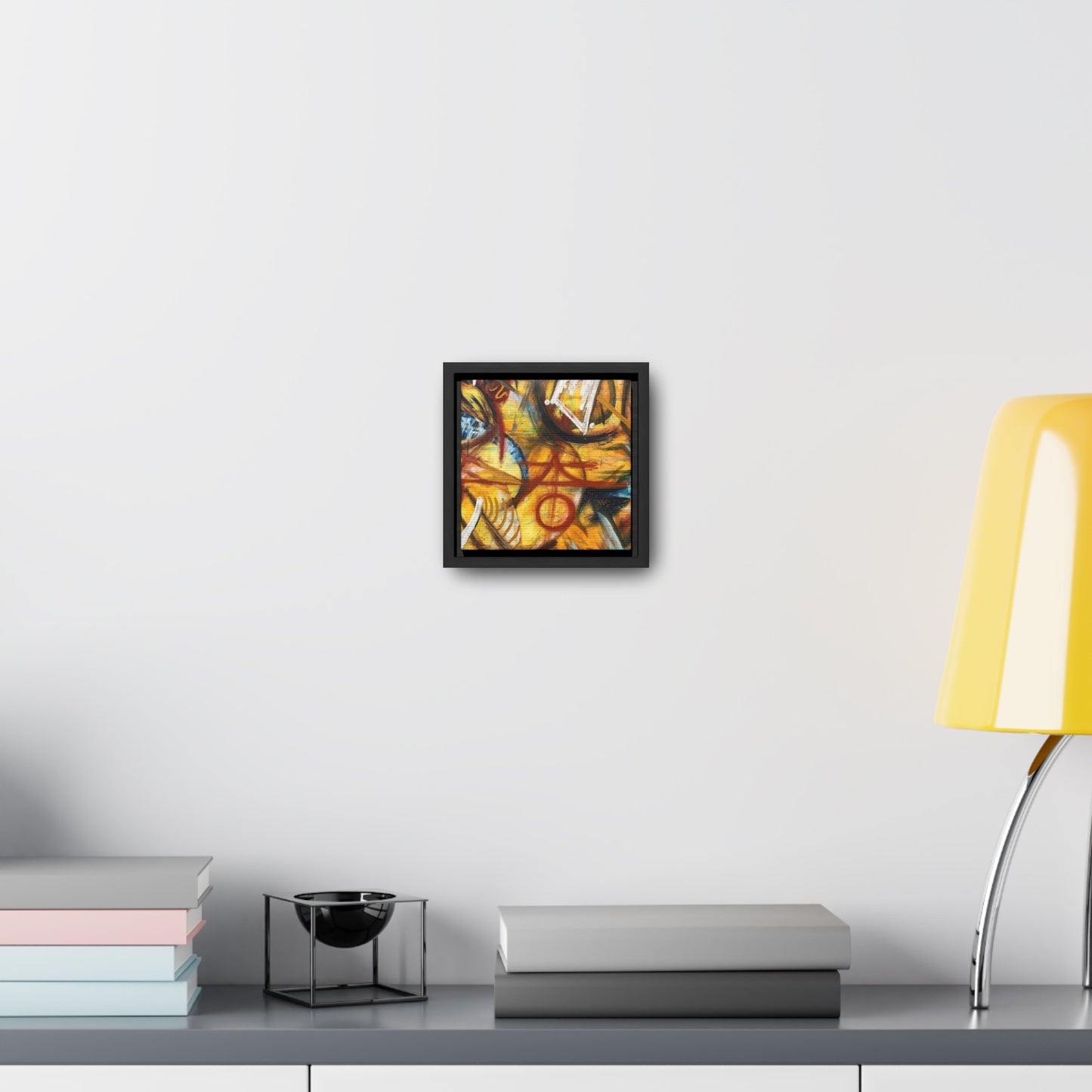 "Artists Expression"- Acrylic Painting (Gallery Canvas Wraps, Square Frame)