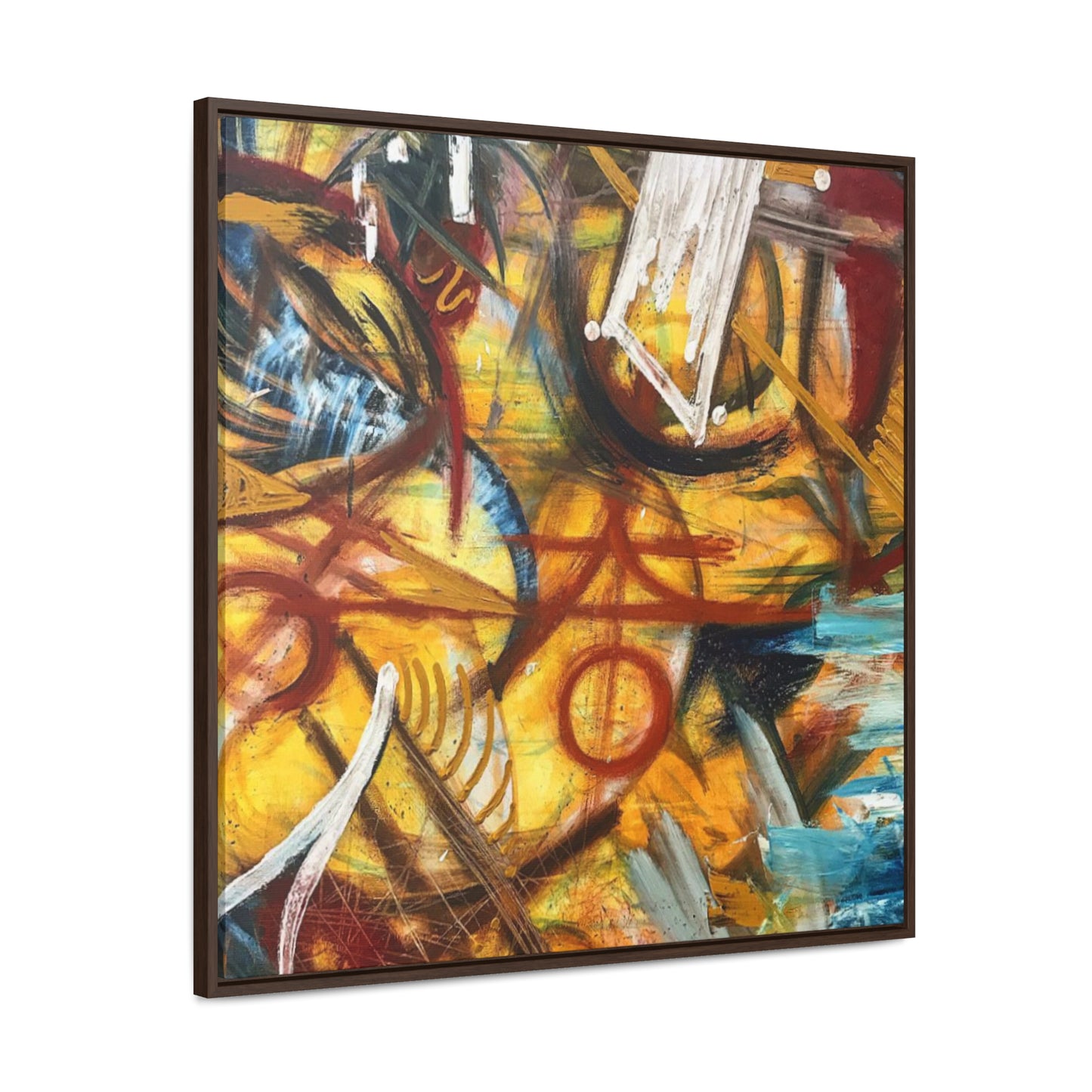 "Artists Expression"- Acrylic Painting (Gallery Canvas Wraps, Square Frame)