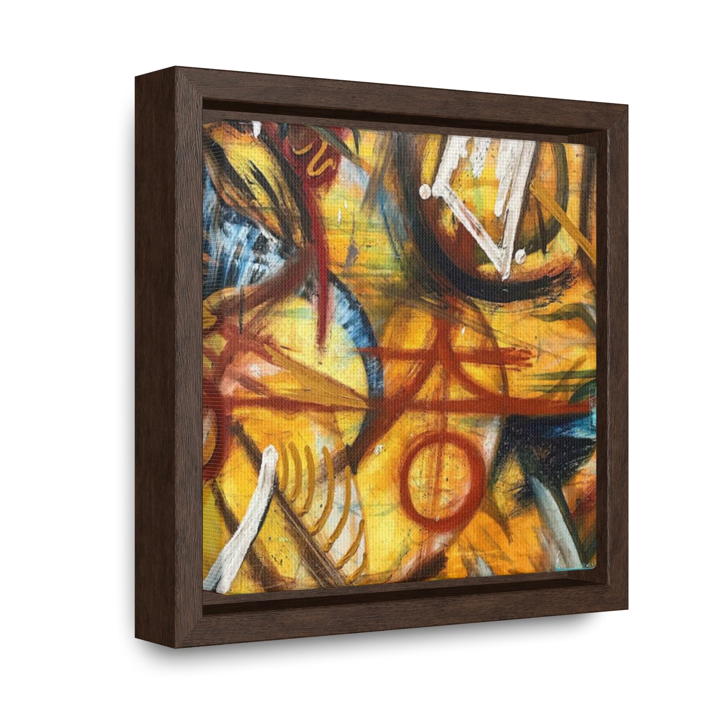 "Artists Expression"- Acrylic Painting (Gallery Canvas Wraps, Square Frame)