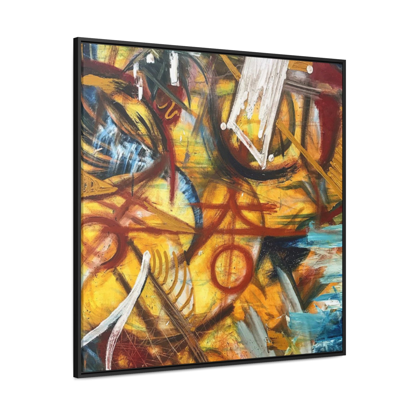"Artists Expression"- Acrylic Painting (Gallery Canvas Wraps, Square Frame)