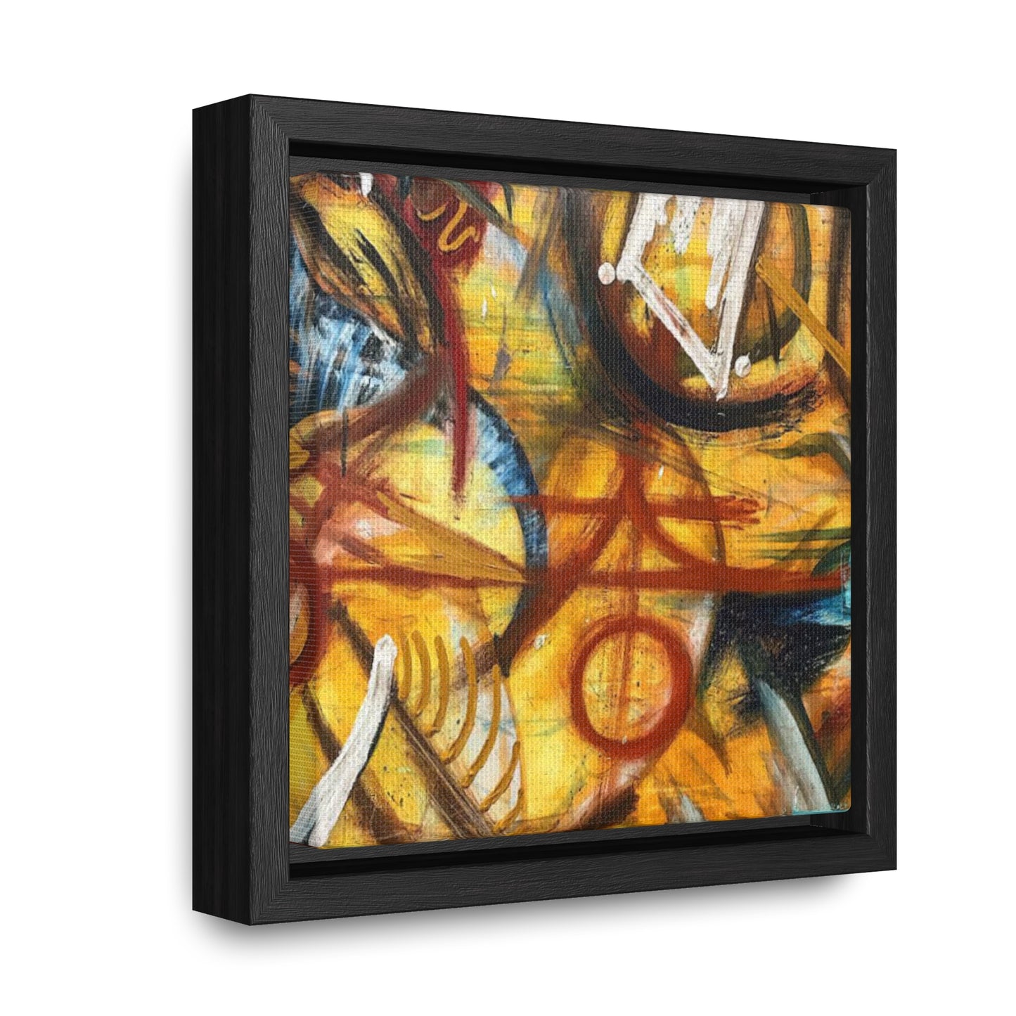 "Artists Expression"- Acrylic Painting (Gallery Canvas Wraps, Square Frame)