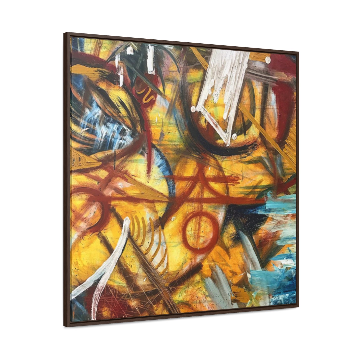 "Artists Expression"- Acrylic Painting (Gallery Canvas Wraps, Square Frame)