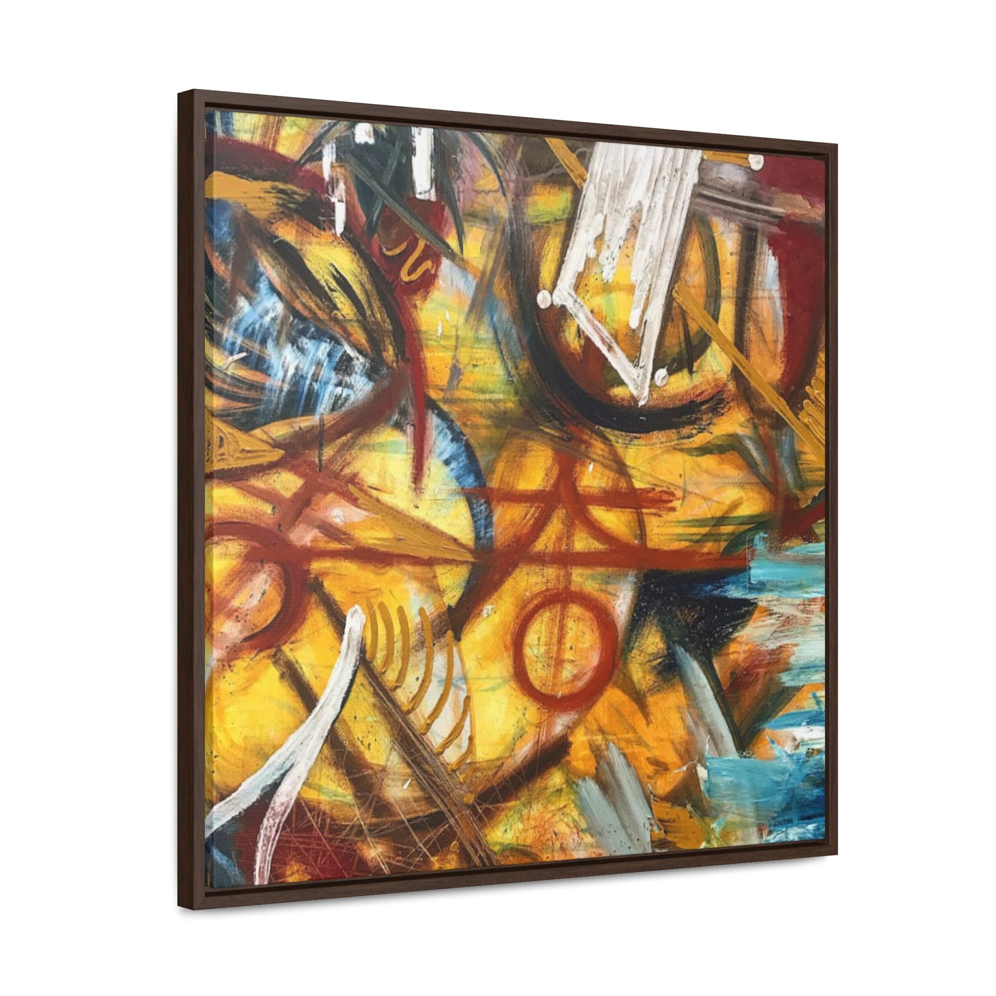 "Artists Expression"- Acrylic Painting (Gallery Canvas Wraps, Square Frame)