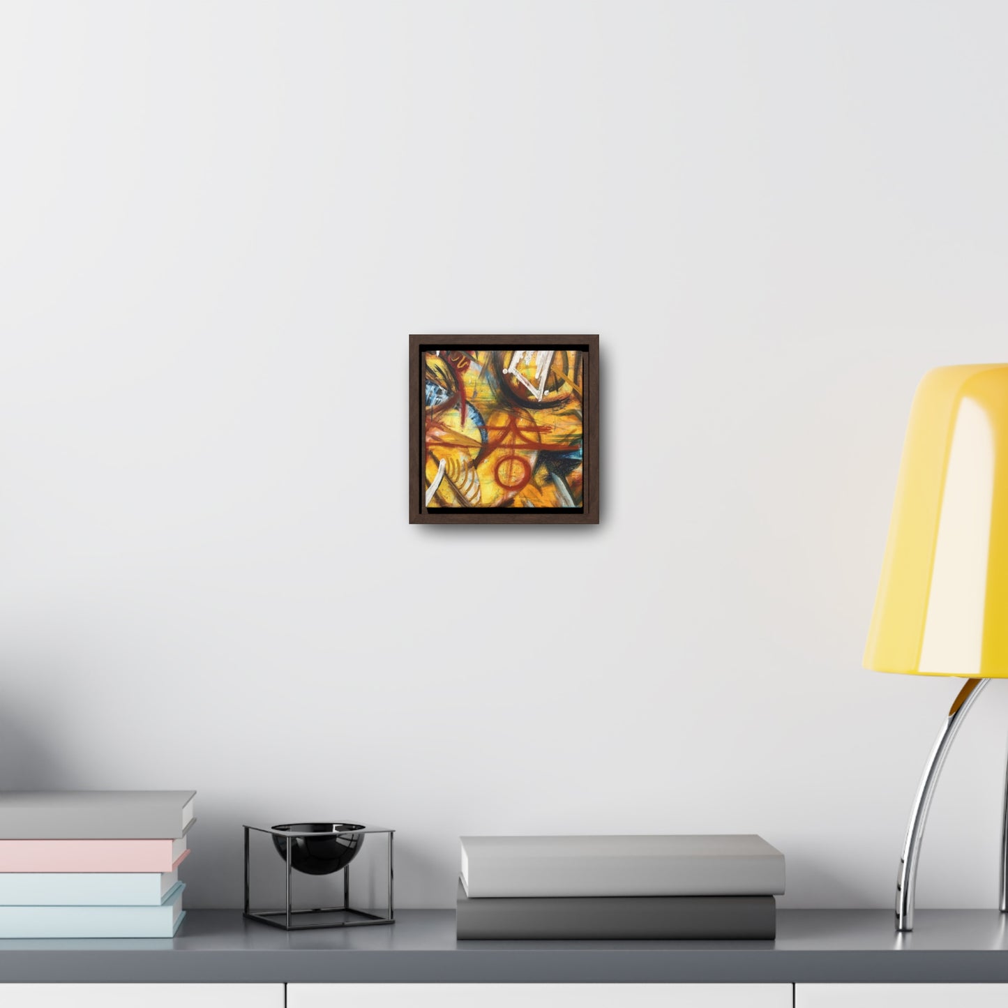 "Artists Expression"- Acrylic Painting (Gallery Canvas Wraps, Square Frame)