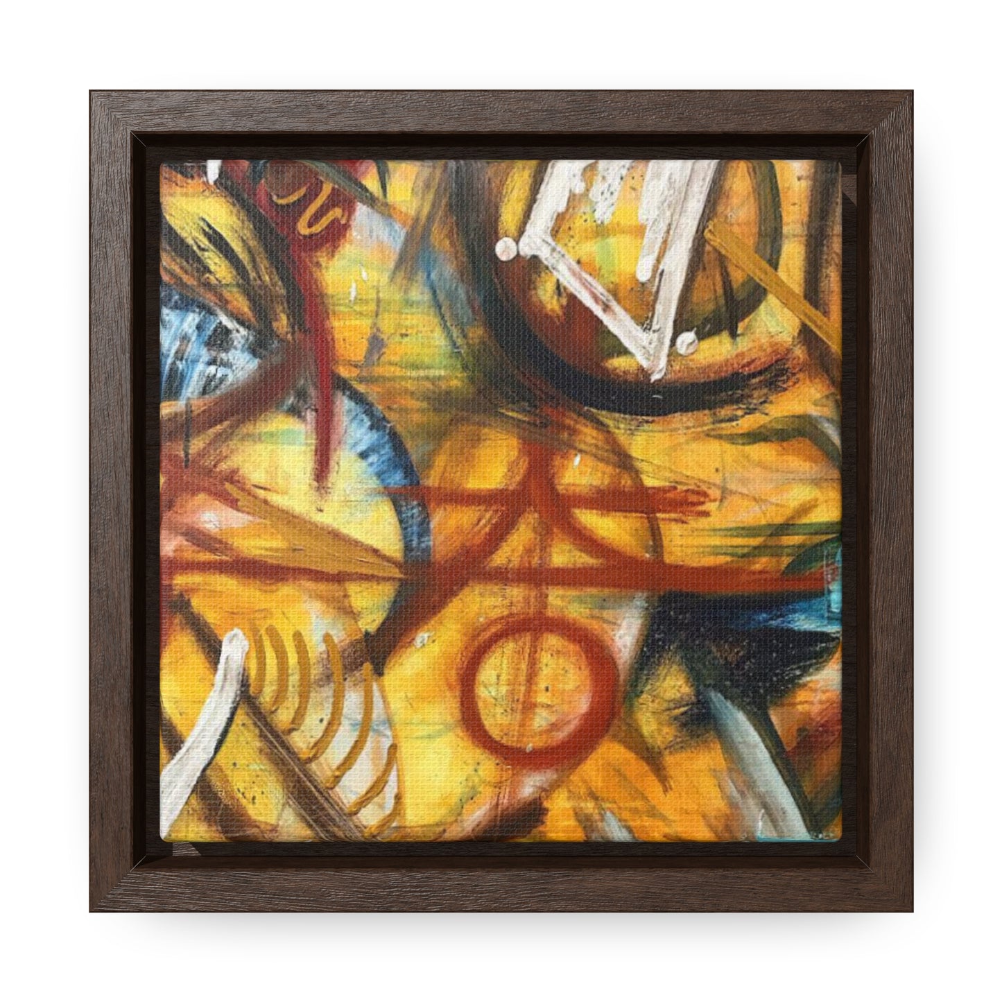 "Artists Expression"- Acrylic Painting (Gallery Canvas Wraps, Square Frame)