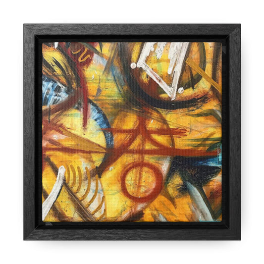 "Artists Expression"- Acrylic Painting (Gallery Canvas Wraps, Square Frame)