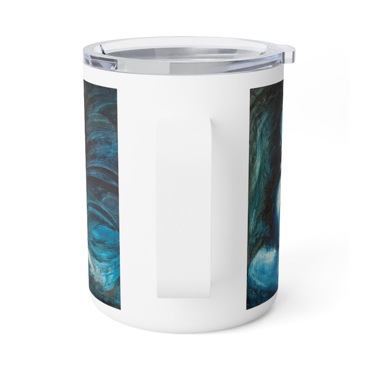 “Blue Muse” Insulated Coffee Mug, 10oz