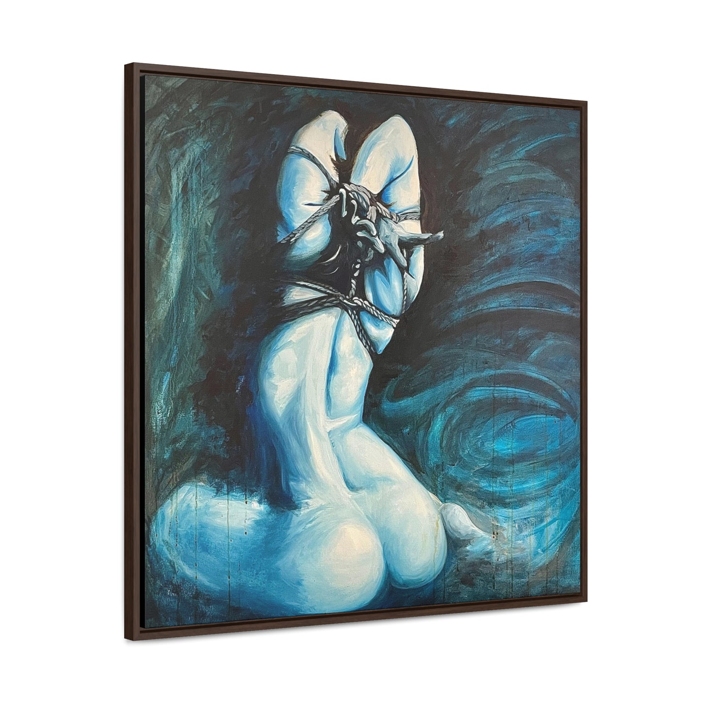 Blue Muse (Gallery Canvas Wraps, Square Frame)