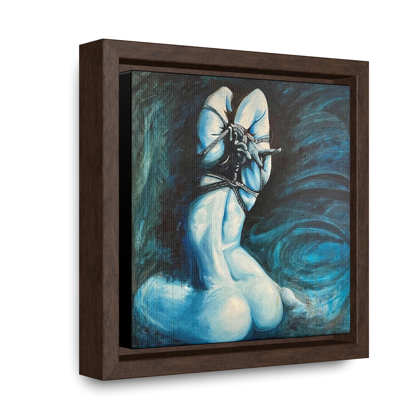 Blue Muse (Gallery Canvas Wraps, Square Frame)