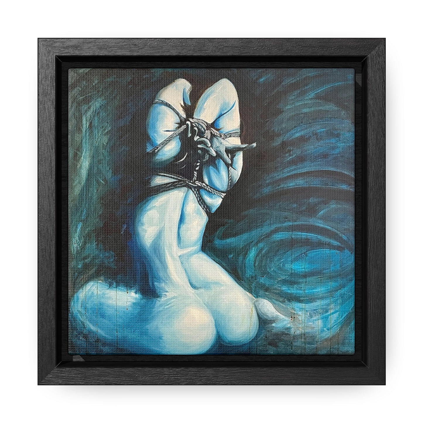 Blue Muse (Gallery Canvas Wraps, Square Frame)