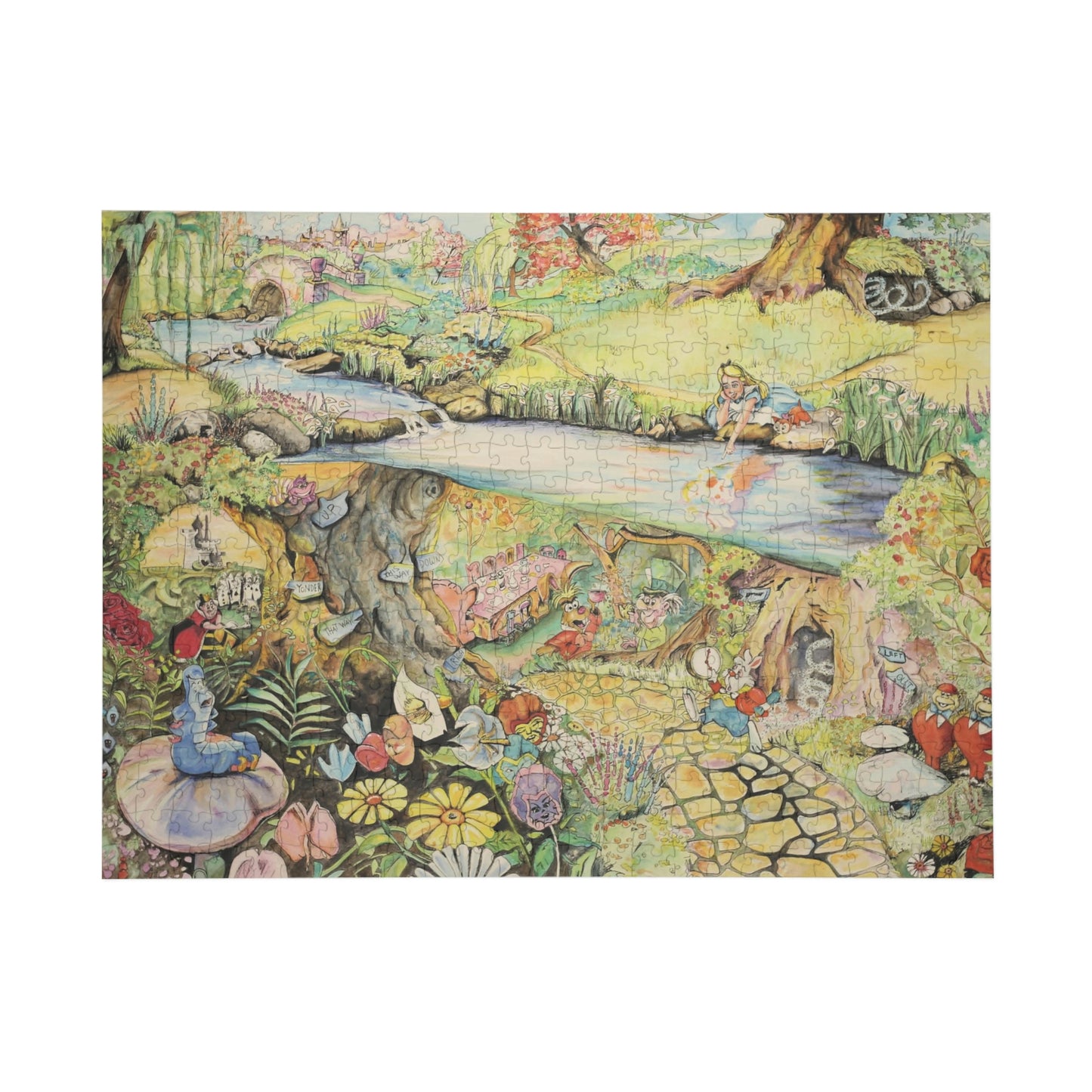 "Alice in Wonderland" - Puzzle (96, 252, 500, 1000-Piece)