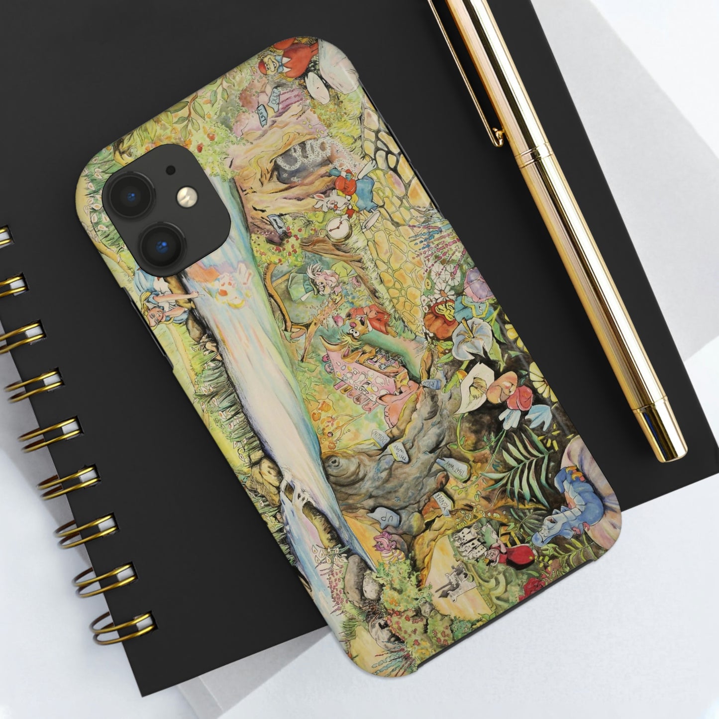 "Alice in Wonderland"- Watercolor (Phone Cases)