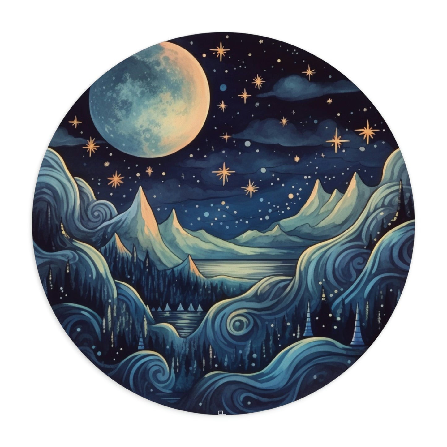 Star Night Mouse Pad