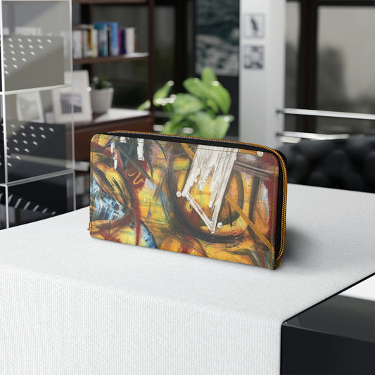 Artist Zipper Wallet