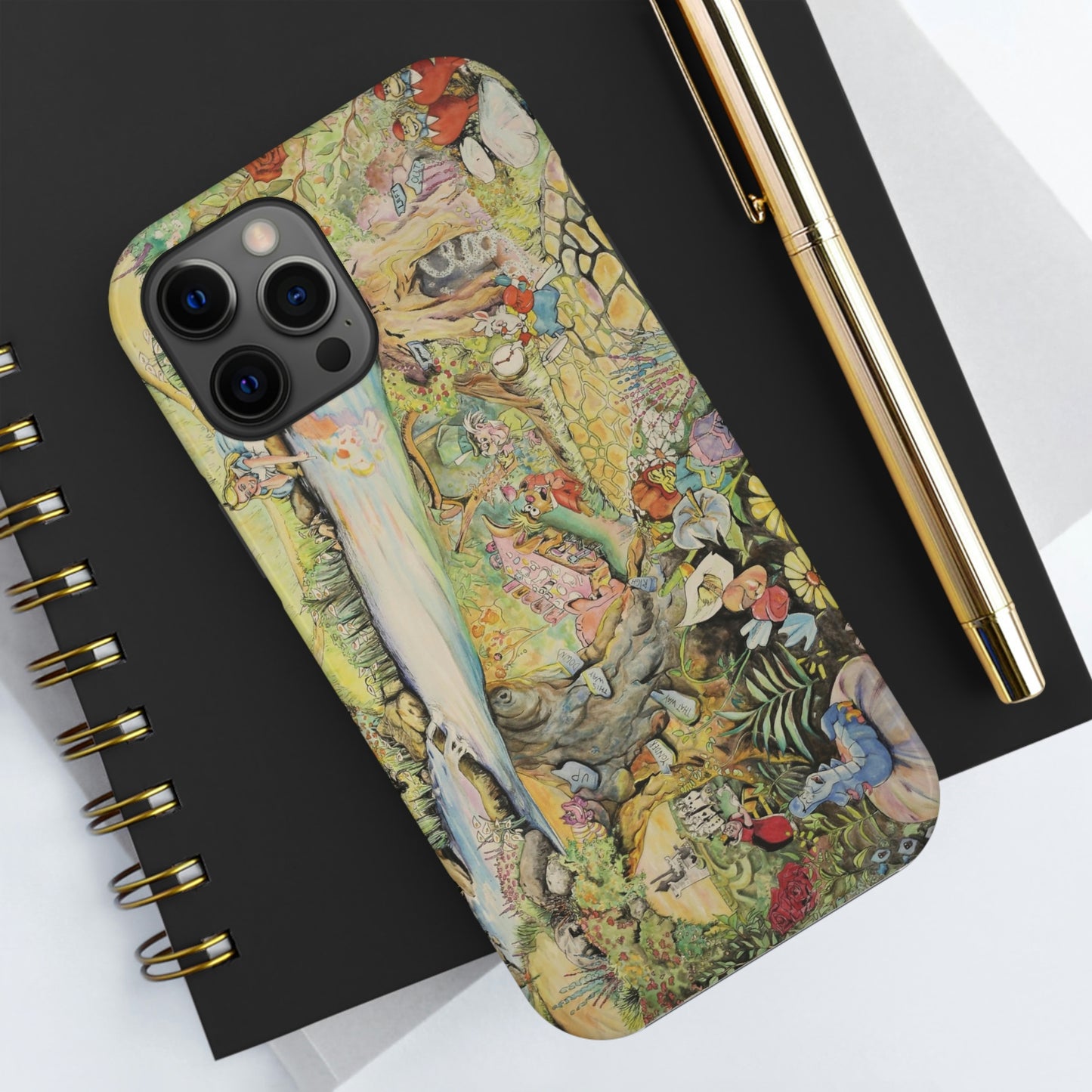 "Alice in Wonderland"- Watercolor (Phone Cases)