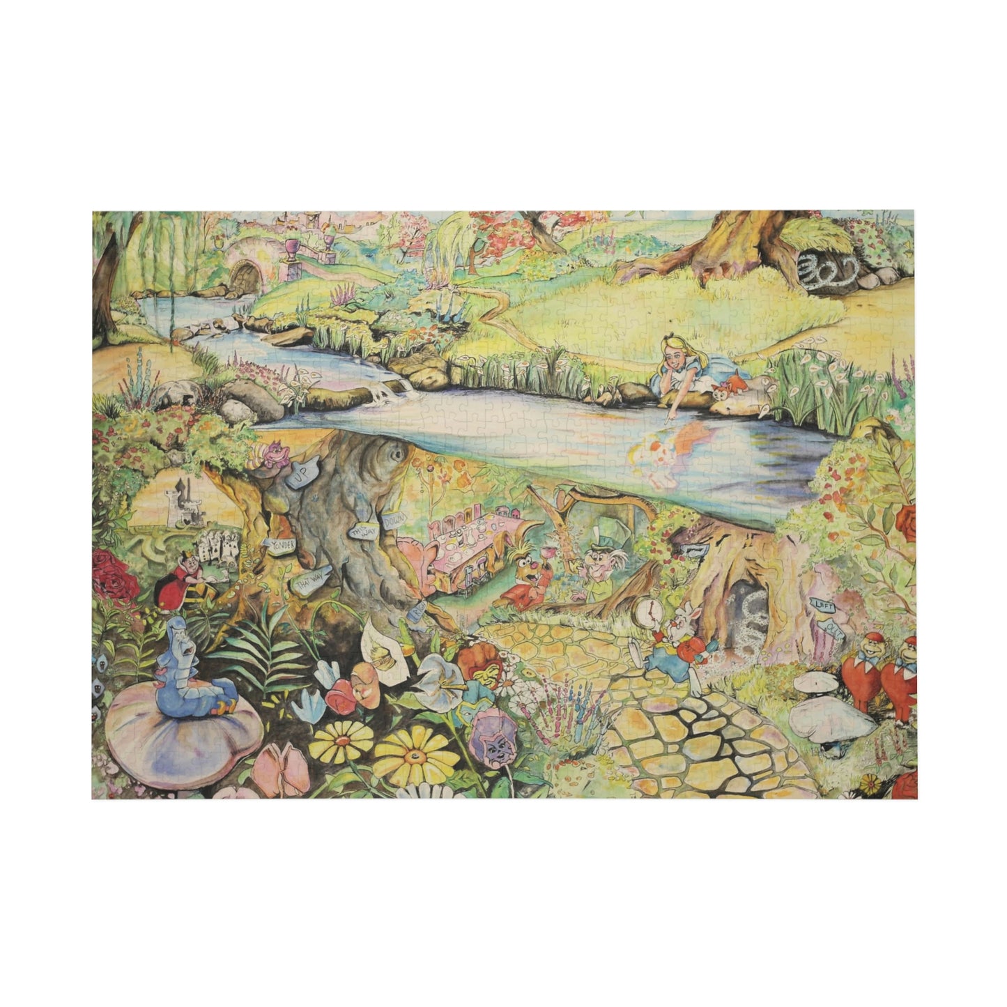 "Alice in Wonderland" - Puzzle (96, 252, 500, 1000-Piece)